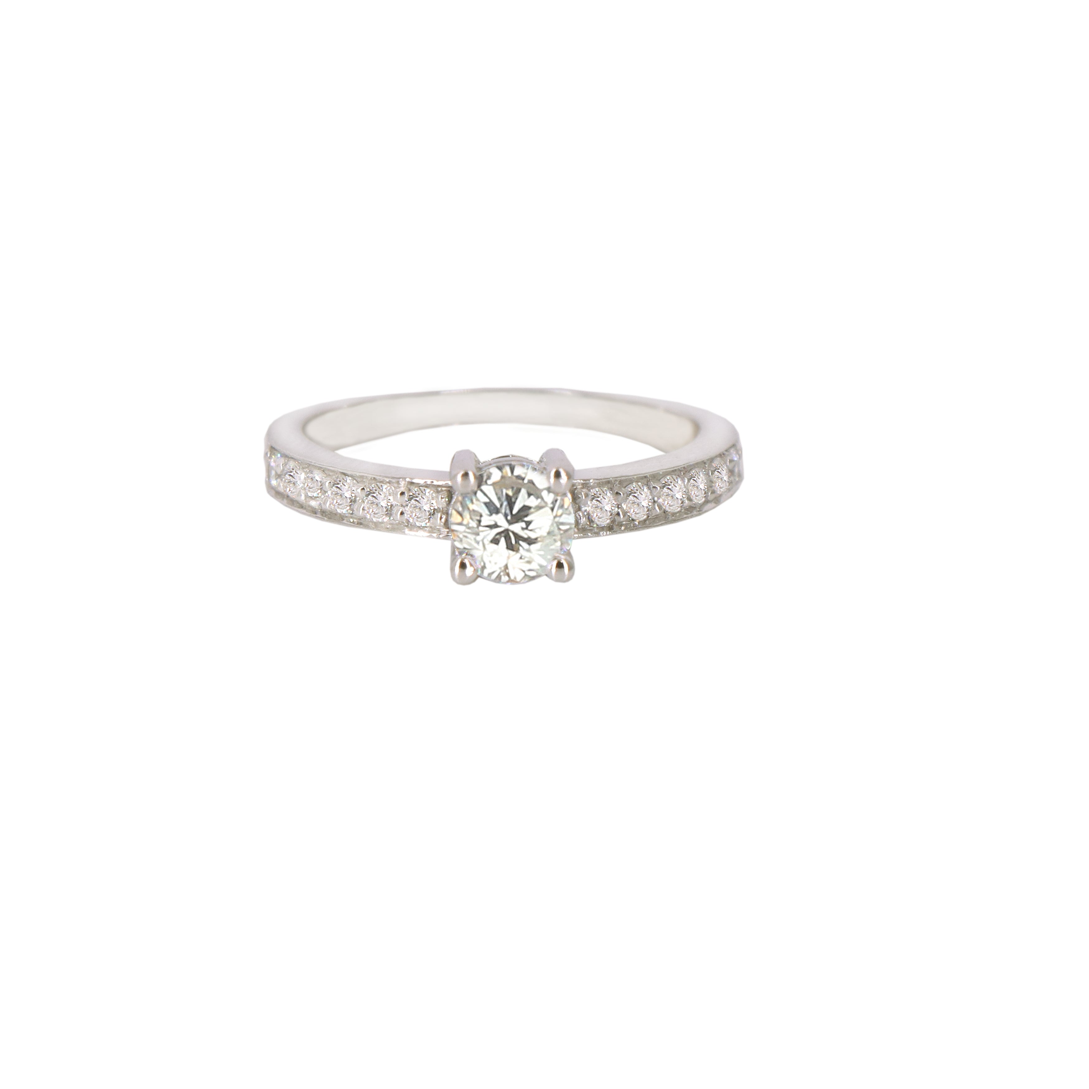 0.56 cts Solitaire Round Lab-Grown Diamond Ring – URJA LAB JEWELS